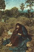 Geertgen Tot Sint Jans John the Baptist in the Wilderness Germany oil painting reproduction